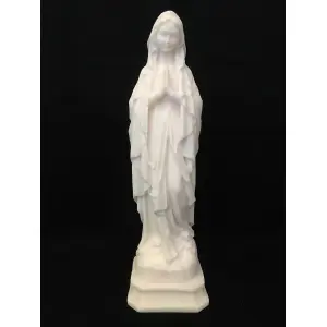 Madonna av Lourdes, alabast, 20cm