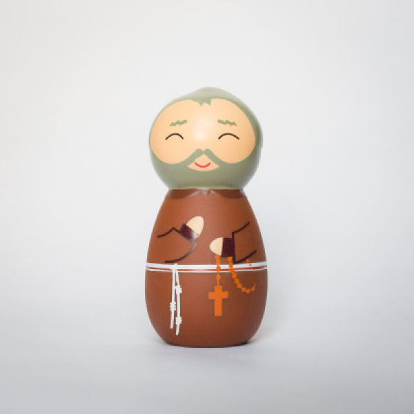 Saint Padre Pio shining Light Doll