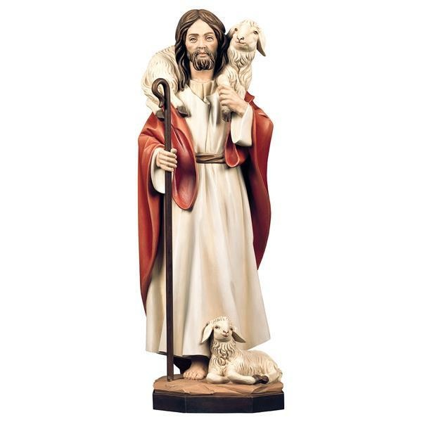 Jesus, Den gode hyrde, statue 18 cm