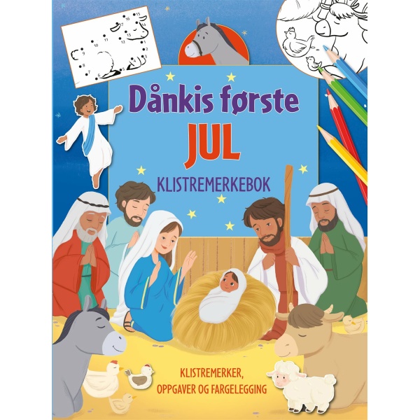 Dånkis første jul. Klistremerkebok