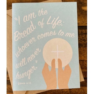 First Holy Communion - Catholic Eucharist Card