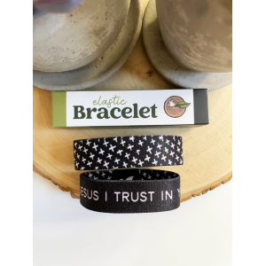 Jesus I Trust In You | Reversible Elastic Bracelet