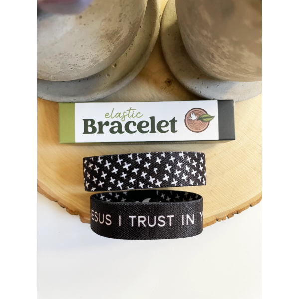 Jesus I Trust In You | Reversible Elastic Bracelet