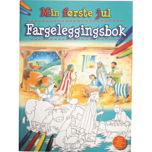 Min første jul. Fargeleggingsbok