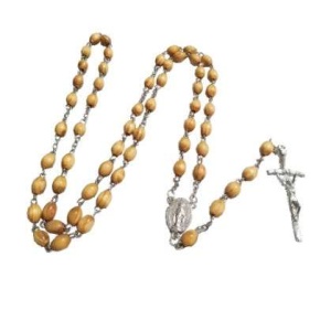 Rosenkrans. Treperler med metallbininder.