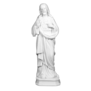 Statue. Jesu hellig hjerte. Alabast 20 cm