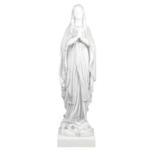 Lourde Madonna. Alabast 42 cm