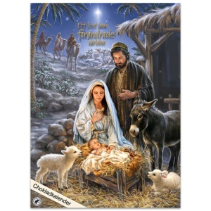 Adventskalender med sjokolade