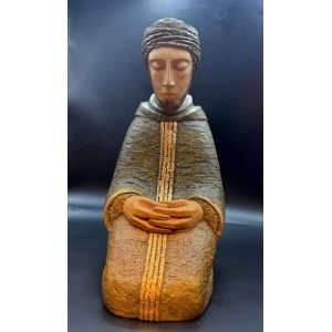 Josef, grønn - Krybbefigurer "Paysanne"