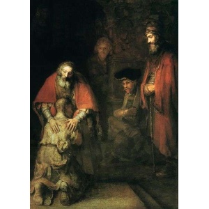 Kort - Den bortkomne sønn. 7294