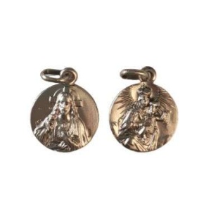 Medaljong, skapular, 17mm