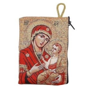 Rosenkransetui 7x10cm - Jomfru Maria, Himmelporten