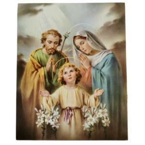 Bilde av Den Hellige Familie 20x25cm
