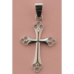 Kors, sølv. 2,2 cm