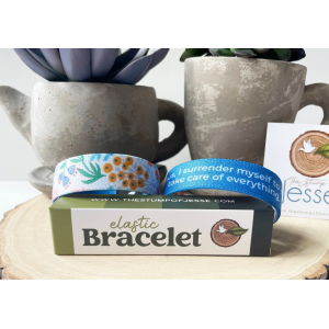 Jesus, I Surrender Myself to You. Reversible Elastic Bracelet