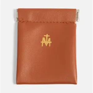 Brown Rosary Pouch
