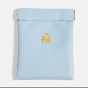 Blue Rosary Pouch
