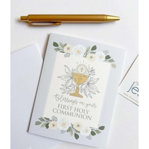 First Holy Communion Greeting Card
