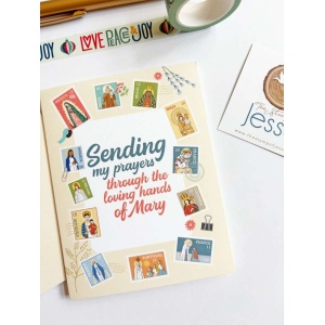Ave Maria Post Greeting Card
