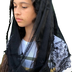 "Infinity" mantilla, svart