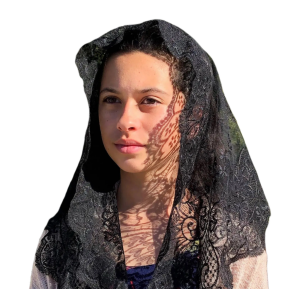 Mantilla, svart