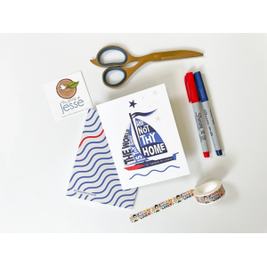 The World is Thy Ship and Not Thy Home Greeting Card