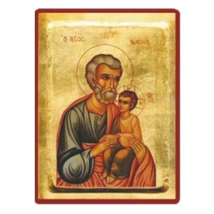 Ikon, St. Josef, 18x23cm