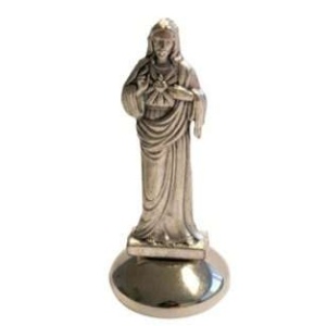 Jesu Hellige hjerte, statue i metall 5 cm