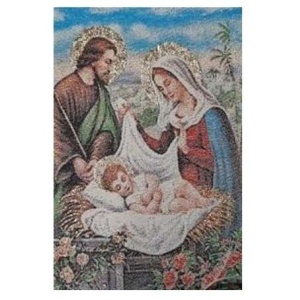 Rosenkransetui 7x10cm - Den Hellige Familie 2