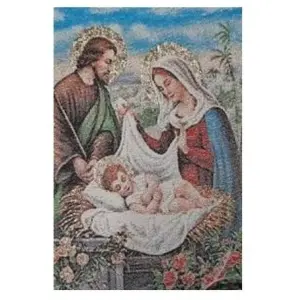 Rosenkransetui 7x10cm - Den Hellige Familie 2