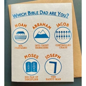 Biblical Father's Day Card - Bible Dad - Catholic Dad