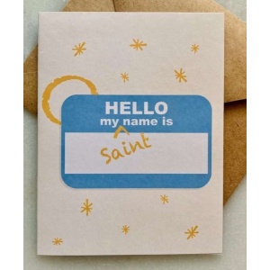 Confirmation Saint - Catholic Confirmation Card