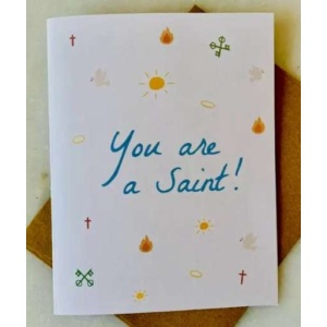 Catholic Thank You Card - Saint Card