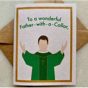 Father's Day Card for Priest - Catholic Father's Day Card
